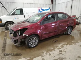 2017 Mitsubishi Mirage SE with VIN ML32F4FJ1HHF11007, listed as a Copart auction lot 54556855 with 75,722 mi miles and Non repairable. Bid and sale history available at DreamBid. Image 1.