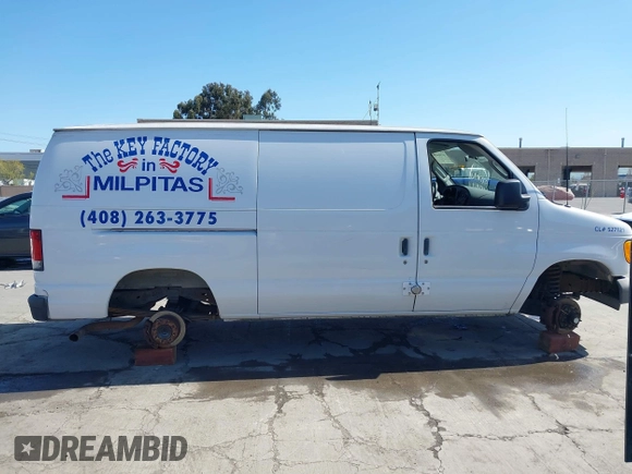 2003 Ford Econoline Cargo with VIN 1FTNE24L23HB81499, listed as a IAAI auction lot 41944485 with 86,629 mi miles and . Bid and sale history available at DreamBid. Image 13.