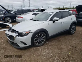 2019 Mazda CX-3 Touring with VIN JM1DKFC75K0430357, listed as a Copart auction lot 66206334 with 22,684 mi miles and Salvage Title. Bid and sale history available at carsss.com. Image 1.