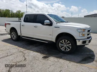 2017 Ford F-150 XL with VIN 1FTEW1EG5HFB85770, listed as a Copart auction lot 55435495 with 202,450 mi miles and Salvage title. Bid and sale history available at DreamBid. Image 4.