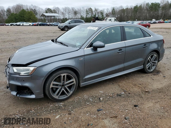 2017 Audi A3 Sedan Premium Plus with VIN WAUJ8GFF7H1018841, listed as a Copart auction lot 45325434 with 92,416 mi miles. Bid and sale history available at carsss.com. Image 1.