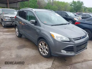 2014 Ford Escape Titanium with VIN 1FMCU0JX8EUD31028, listed as a IAAI auction lot 41943690 with 91,295 mi miles. Bid and sale history available at carsss.com. Image 1.