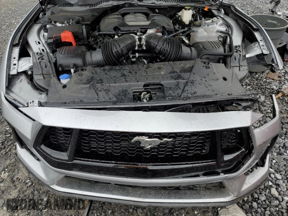 2024 Ford Mustang GT with VIN 1FA6P8CFXR5435098, listed as a Copart auction lot 55270825 with Not Provided miles and Salvage Title. Bid and sale history available at DreamBid. Image 11.