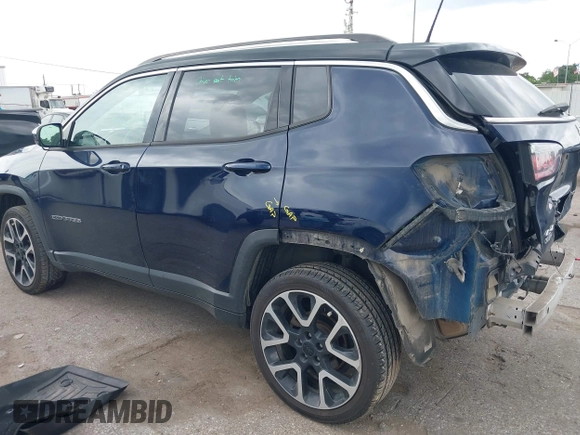2018 Jeep Compass Limited with VIN 3C4NJDCB8JT206081, listed as a IAAI auction lot 42400790 with 127,931 mi miles and . Bid and sale history available at DreamBid. Image 3.