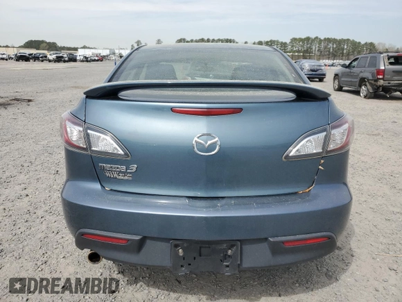 2010 Mazda 3 i Sport with VIN JM1BL1SF2A1204351, listed as a Copart auction lot 49586985 with 215,424 mi miles and Salvage Title. Bid and sale history available at carsss.com. Image 6.