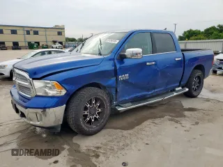 2018 Ram 1500 Lone Star Silver z VIN 1C6RR6LT2JS119963, wystawiony jako Copart lot #57426745 z przebiegiem 114 789 mil mil oraz Szkoda całkowita • Salvage title. Historia ofert i sprzedaży dostępna na DreamBid. Obrazek 1.
