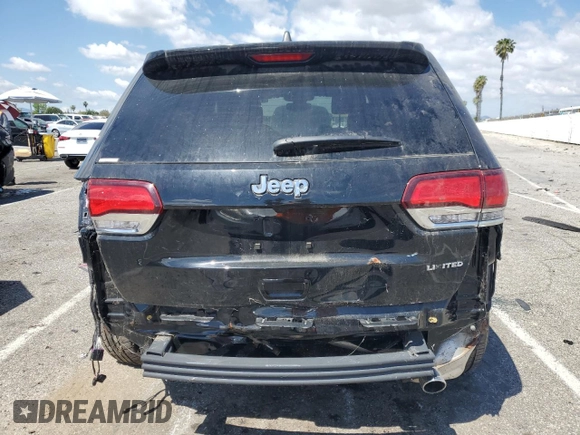 2022 Jeep Grand Cherokee WK Limited with VIN 1C4RJEBG8NC126320, listed as a Copart auction lot 52747574 with 12,597 mi miles and Salvage Title. Bid and sale history available at carsss.com. Image 6.