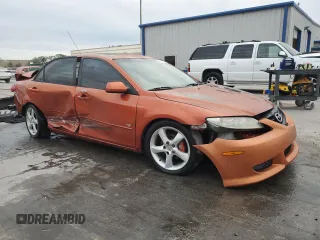 2005 Mazda 6 Sport S with VIN 1YVHP80D555M05050, listed as a Copart auction lot 88504175 with 177,825 mi miles and Salvage Title. Bid and sale history available at DreamBid. Image 4.