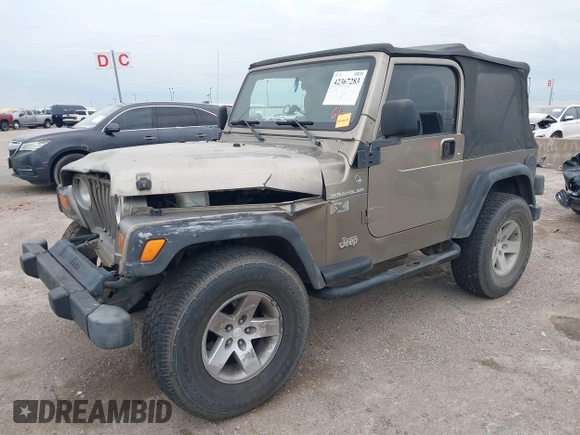 2005 Jeep Wrangler X with VIN 1J4FA39S55P350696, listed as a IAAI auction lot 42367283 with 117,941 mi miles and . Bid and sale history available at DreamBid. Image 2.