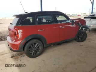 2013 MINI Countryman S z VIN WMWZC3C51DWP24514, wystawiony jako Copart lot #50951945 z przebiegiem 156 156 mil mil oraz Szkoda całkowita • Salvage title. Historia ofert i sprzedaży dostępna na DreamBid. Obrazek 3.