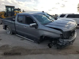 2020 Chevrolet Silverado 1500 Custom with VIN 1GCRWBEH5LZ228267, listed as a Copart auction lot 87380864 with 52,233 mi miles and Non Repairable. Bid and sale history available at carsss.com. Image 4.