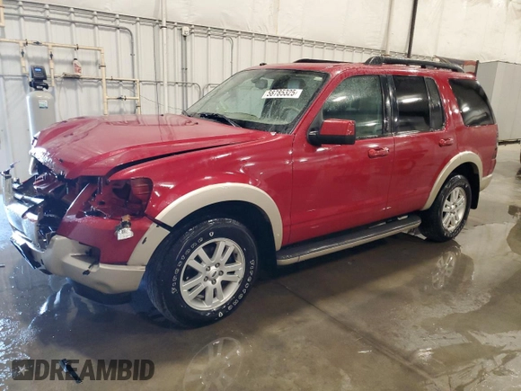 2009 Ford Explorer Eddie Bauer with VIN 1FMEU74E49UA39734, listed as a Copart auction lot 58785325 with 157,804 mi miles and Non repairable. Bid and sale history available at DreamBid. Image 1.