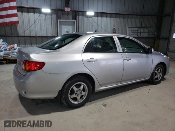 2009 Toyota Corolla with VIN JTDBL40E19J025404, listed as a Copart auction lot 48001935 with 177,159 mi miles and Clean Title. Bid and sale history available at carsss.com. Image 3.