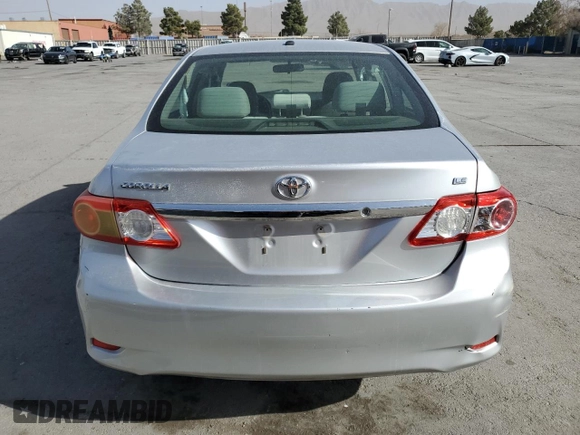 2011 Toyota Corolla L with VIN JTDBU4EE5BJ103727, listed as a Copart auction lot 89411495 with 158,414 mi miles and Salvage Title. Bid and sale history available at carsss.com. Image 6.