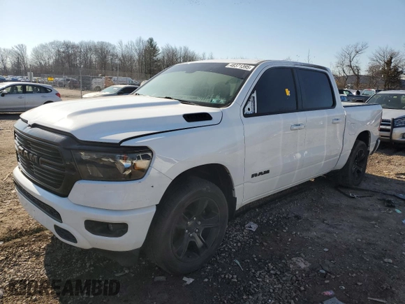 2020 Ram 1500 Big Horn with VIN 1C6RRFFG6LN342720, listed as a Copart auction lot 48371395 with Not provided miles and Salvage title. Bid and sale history available at DreamBid. Image 1.