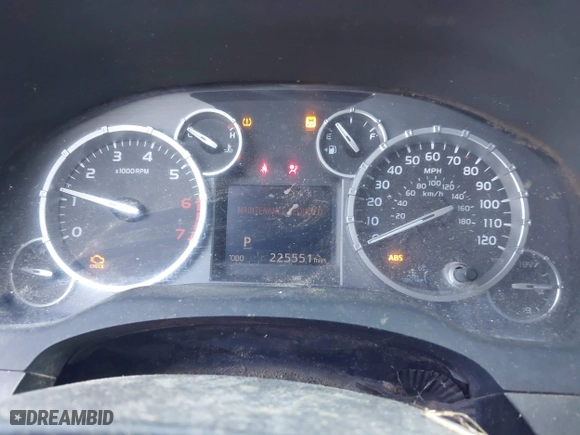 2014 Toyota Tundra 4WD Truck SR with VIN 5TFUW5F1XEX377799, listed as a IAAI auction lot 41889381 with 225,551 mi miles. Bid and sale history available at carsss.com. Image 7.