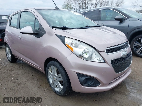 2013 Chevrolet Spark LS with VIN KL8CB6S92DC578152, listed as a IAAI auction lot 42061590 with 66,859 mi miles. Bid and sale history available at carsss.com. Image 1.