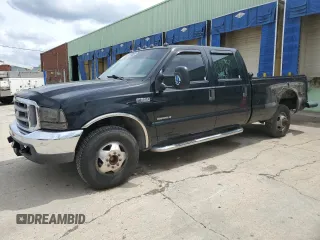 2001 Ford F-350 XL with VIN 1FTWW32F01EA68170, listed as a Copart auction lot 53516435 with 302,516 mi miles and Salvage title. Bid and sale history available at DreamBid. Image 1.