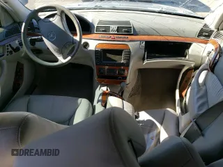2004 Mercedes-Benz S-Class 4.3L with VIN WDBNG83JX4A423297, listed as a Copart auction lot 71745934 with 171,960 mi miles and Salvage Title. Bid and sale history available at carsss.com. Image 8.