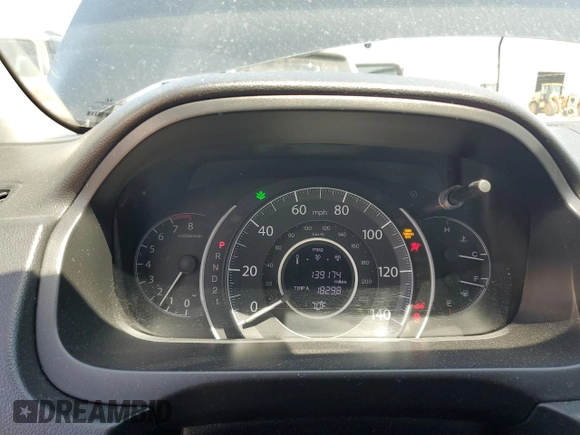 2013 Honda CR-V EX-L with VIN 2HKRM3H77DH510384, listed as a Copart auction lot 54812945 with 139,174 mi miles and Salvage Title. Bid and sale history available at DreamBid. Image 9.