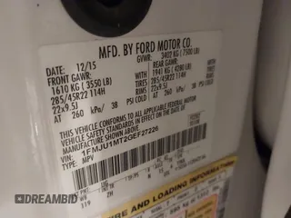 2016 Ford Expedition Platinum с VIN 1FMJU1MT2GEF27226, выставлен на аукционе IAAI как лот 41303801 с пробегом 150 003 миль миль и . История ставок и продаж доступна на DreamBid. Изображение 9.