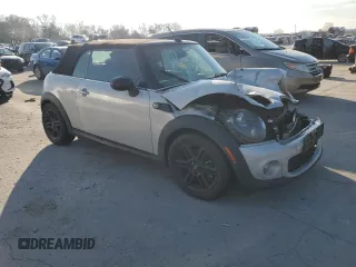 2013 MINI Convertible z VIN WMWZN3C59DT266152, wystawiony jako Copart lot #83379704 z przebiegiem 88 272 mil mil oraz Szkoda całkowita • Salvage title. Historia ofert i sprzedaży dostępna na DreamBid. Obrazek 4.