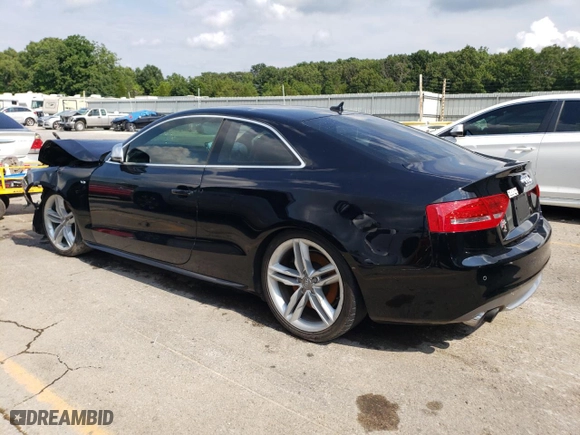 2009 Audi S5 with VIN WAURV78T09A032144, listed as a Copart auction lot 63495234 with 0 mi miles and Salvage Title. Bid and sale history available at carsss.com. Image 2.