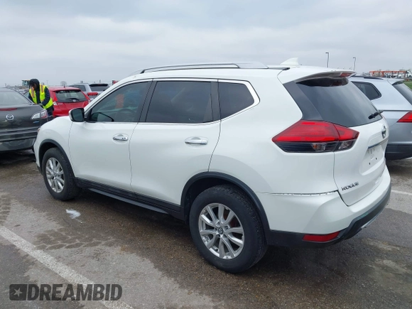 2017 Nissan Rogue SL with VIN 5N1AT2MV7HC854485, listed as a IAAI auction lot 41999131 with 155,181 mi miles. Bid and sale history available at carsss.com. Image 14.