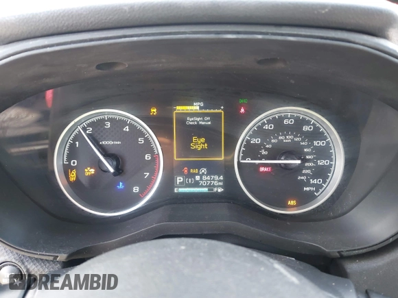 2020 Subaru Forester Limited with VIN JF2SKAUC1LH465214, listed as a IAAI auction lot 41869082 with 70,776 mi miles and . Bid and sale history available at DreamBid. Image 7.