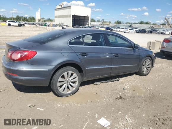 2012 Volkswagen CC Sport PZEV with VIN WVWNP7AN7CE533605, listed as a Copart auction lot 73204954 with 165,019 mi miles and Salvage Title. Bid and sale history available at carsss.com. Image 3.