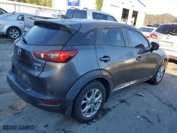 2019 Mazda CX-3 Sport with VIN JM1DKDB75K1419679, listed as a Copart auction lot 82575574 with 71,187 mi miles and Salvage Title. Bid and sale history available at carsss.com. Image 3.