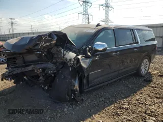 2023 Chevrolet Suburban Premier z VIN 1GNSKFKD7PR436427, wystawiony jako Copart lot #56501375 z przebiegiem Nie podano mil oraz Szkoda całkowita • Salvage title. Historia ofert i sprzedaży dostępna na DreamBid. Obrazek 1.