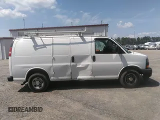 2019 Chevrolet Express Cargo with VIN 1GCWGAFPXK1240332, listed as a IAAI auction lot 42846352 with 99,506 mi miles and . Bid and sale history available at DreamBid. Image 13.