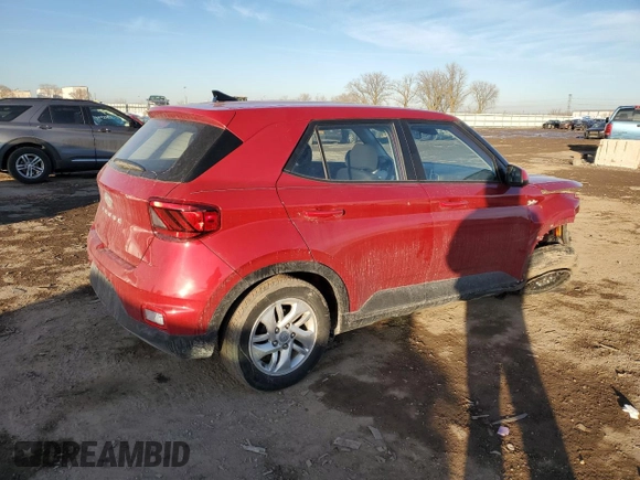 2022 Hyundai Venue SE with VIN KMHRB8A36NU198152, listed as a Copart auction lot 44448315 with 86,950 mi miles and Salvage Title. Bid and sale history available at DreamBid. Image 3.