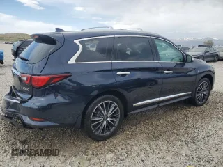 2019 Infiniti QX60 Pure z VIN 5N1DL0MM5KC530029, wystawiony jako Copart lot #54208765 z przebiegiem 126 409 mil mil oraz Szkoda całkowita • Salvage title. Historia ofert i sprzedaży dostępna na DreamBid. Obrazek 3.