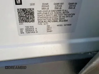 2021 GMC Terrain SLT с VIN 3GKALPEV8ML351454, выставлен на аукционе Copart как лот 58249115 с пробегом 114 245 миль миль и Списание • Salvage title. История ставок и продаж доступна на DreamBid. Изображение 12.