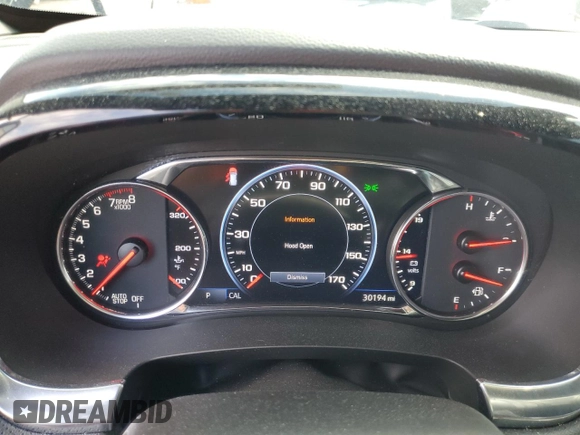 2022 Chevrolet Traverse Premier with VIN 1GNERKKW9NJ195517, listed as a Copart auction lot 51283084 with 30,194 mi miles and Salvage Title. Bid and sale history available at carsss.com. Image 9.