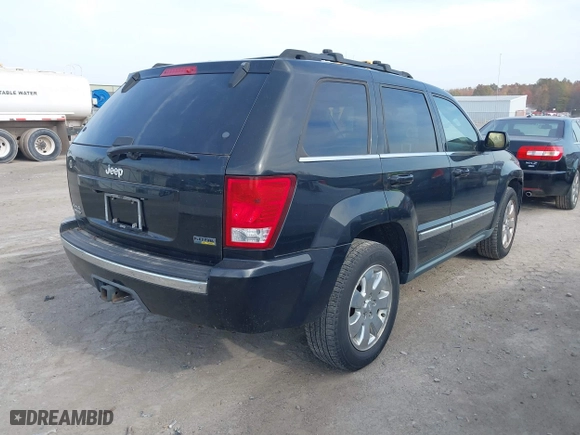 2009 Jeep Grand Cherokee Limited with VIN 1J8HR58P69C525608, listed as a IAAI auction lot 40745815 with 250,157 mi miles. Bid and sale history available at carsss.com. Image 4.