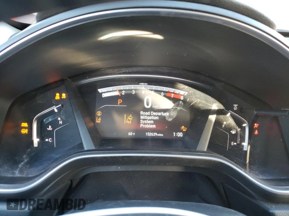 2017 Honda CR-V EX-L with VIN 7FARW1H82HE013842, listed as a Copart auction lot 76129104 with 152,639 mi miles and Salvage Title. Bid and sale history available at carsss.com. Image 9.