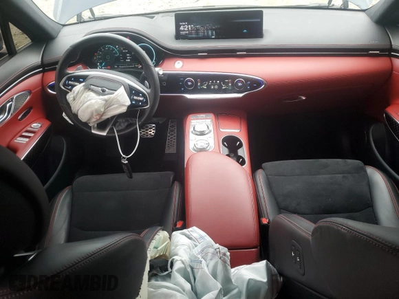 2022 Genesis GV70 Sport z VIN KMUMCDTC7NU011290, wystawiony jako Copart lot #84475294 z przebiegiem 42 502 mil mil oraz Szkoda całkowita • Salvage title. Historia ofert i sprzedaży dostępna na DreamBid. Obrazek 8.