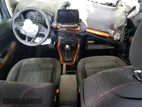 2022 Ford EcoSport SE z VIN MAJ6S3GL3NC458388, wystawiony jako Copart lot #54754375 z przebiegiem 4793 mil mil oraz Szkody całkowita. Historia ofert i sprzedaży dostępna na DreamBid. Obrazek 8.