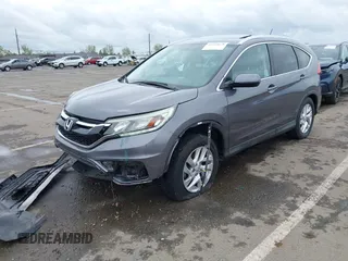 2015 Honda CR-V EX-L with VIN 2HKRM3H71FH540967, listed as a IAAI auction lot 41934678 with 74,206 mi miles. Bid and sale history available at carsss.com. Image 2.