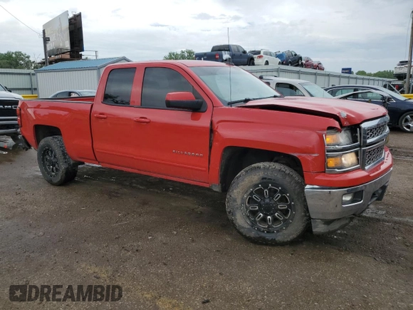 2015 Chevrolet Silverado 1500 LT with VIN 1GCRCREC9FZ211272, listed as a Copart auction lot 53323355 with 227,839 mi miles and Salvage Title. Bid and sale history available at DreamBid. Image 4.