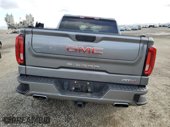 2021 GMC Sierra 1500 AT4 with VIN 1GTP9EED8MZ447240, listed as a Copart auction lot 47469775 with 58,807 mi miles and Salvage Title. Bid and sale history available at carsss.com. Image 6.