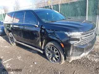 2023 Chevrolet Tahoe Premier with VIN 1GNSKSKD6PR278686, listed as a IAAI auction lot 41684689 with 41,647 mi miles. Bid and sale history available at carsss.com. Image 1.