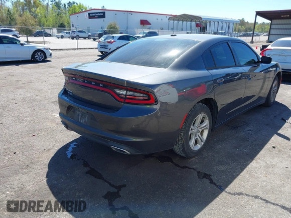2019 Dodge Charger SXT with VIN 2C3CDXBG3KH748314, listed as a IAAI auction lot 41817204 with 93,266 mi miles. Bid and sale history available at carsss.com. Image 4.