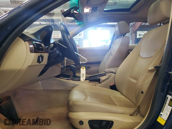 2011 BMW 3 Series 328i xDrive with VIN WBAPK5C52BA657907, listed as a Copart auction lot 52521585 with 131,721 mi miles and Salvage Title. Bid and sale history available at carsss.com. Image 7.