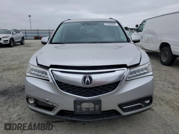 2014 Acura MDX Technology with VIN 5FRYD4H69EB036137, listed as a Copart auction lot 54386865 with 188,569 mi miles and Salvage title. Bid and sale history available at DreamBid. Image 5.