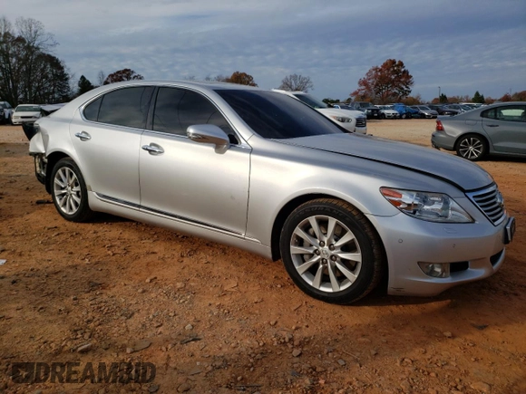 2012 Lexus LS 460 with VIN JTHCL5EF8C5014605, listed as a Copart auction lot 81706824 with Not provided miles and Salvage title. Bid and sale history available at DreamBid. Image 4.
