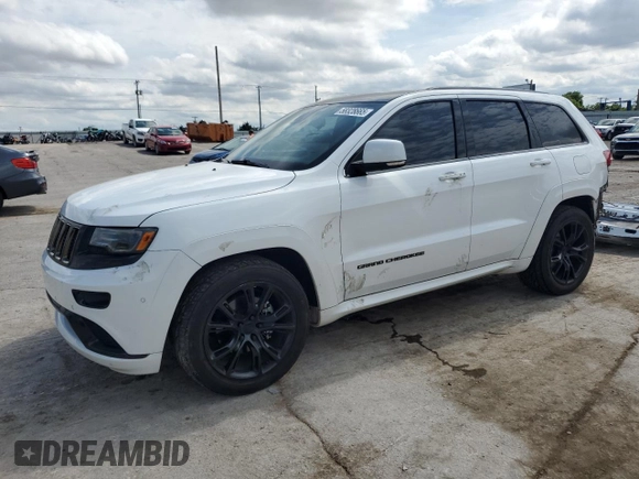 2015 Jeep Grand Cherokee Overland z VIN 1C4RJFCG2FC159481, wystawiony jako Copart lot #58328665 z przebiegiem 114 719 mil mil oraz Szkoda całkowita • Salvage title. Historia ofert i sprzedaży dostępna na DreamBid. Obrazek 1.